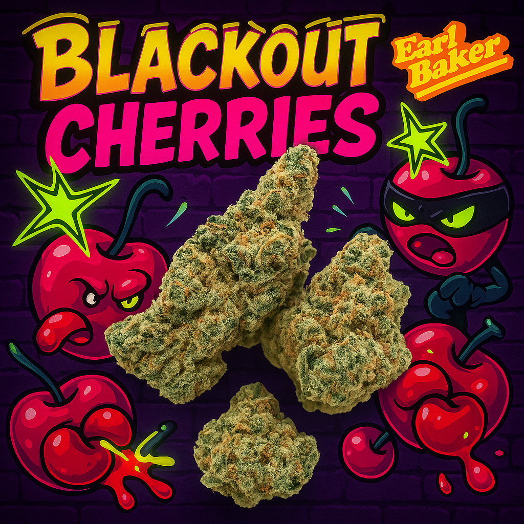 Blackout Cherries Flower | T24.85 | Terps 2 | H | 058 | 3.5g